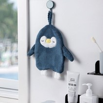 오너클랜 펭귄 주방 극세사 고리타올 수건 핸드타올 DD-10959_W921B4D, 트위스트 핑크, 트위스트 핑크, THM 트위스트 핑크