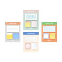 [그린디자인웍스공장] 3 point sticky memo (점착식메모지 포스트잇), Carrot