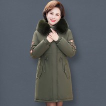 중년 여성 겨울 점퍼 엄머 패딩 LC 28