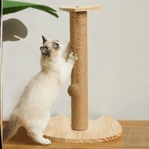 캣폴 가성비 캣타워 미니 고양이타워 소형 스크래쳐, 대형스퀘어사이잘삼그레이교체용로드H81
