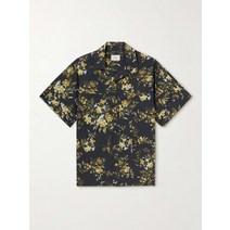 ERDEM 에르뎀 칼무스 캠프 칼라 플로럴 프린트 코튼 포플린 셔츠