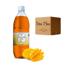 별코리아 망고향 슬러시원액 1kg*15ea/box 망고맛 슬러시시럽, 콜라