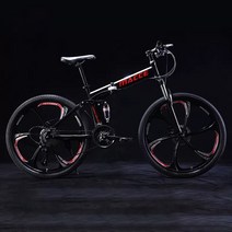 초경량 접이식자전거 휴대용 미니벨로 사이클 21/24/27/30 속도 접이식 산악 자전거 소프트 테일 프레임 24, 07 MODEL 7_02 26in_03 27