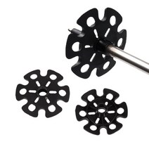 스키폴 스키장비Outdoor Trekking Pole Snow Basket Camp Hike Walk Stick Mud Replacement Parts, 01 5Pcs