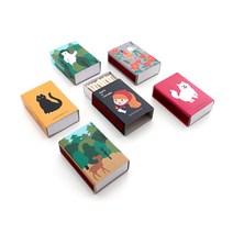 레트로감성 소이캔들 성냥 예쁜케이스 생일 케익 팔각, 꽃은 알고 있나봐