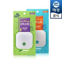 애경 에어후레쉬 데옥스 현관용(애플/코튼향)x2개//손소독티슈 1매입x5개, 데옥스 현관용(애플향)x2개