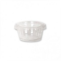 배달 일회용 투명 소스용기 7x3cm 소 200개 세트, 투명소스용기7x3cm소200개세트