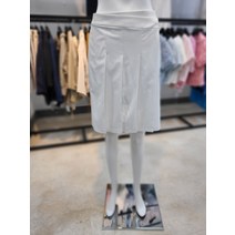 [닥스골프] 여성 화이트 플리츠배색 밴드스커트 WNSK1A001