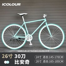 비앙키 로드자전거 26인치 30도 40도 60도 픽시 바이크 달리는 2발 생활형 MTB, 단일사이즈, 비앙키  26인치 30도