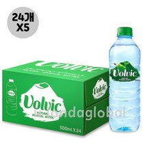 롯데칠성 볼빅 천연광천수 프랑스 생수 500ml 24개X5