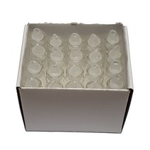미니유리병 11x35mm 20개/ PP뚜껑 향수 오일 화장품 소형용기 미니어쳐 공예재료 쪽지 병편지, 20개