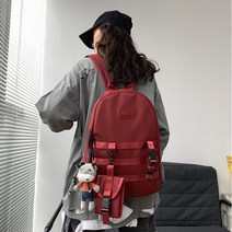 데크라 무지 블랙 가방 남녀 공용 남자 백팩 여행 공용 남성 남여 가방 여성 고등 백팩 학생 자전거 중
