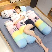 대형 모찌 바디필로우 햄스터 벨벳 잠자는 긴 바느질 안기 잠자는 탈부착 -122182, 1쌍 (일반탈출) 레인보우베개 햄스터 (대소대박), 1.1미터