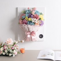 메모리카네이션캔버스액자set 50cm_P 조화 어버이날, 없음