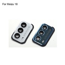 카메라렌즈 호환 컨버터 카메라용품Meizu 18 후면 카메라 유리 렌즈 + 커버 원형 하우징 부품 교체 용, 03 2 in 1 Green