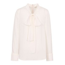 데코 리본 타이 정장 블라우스 DCBAC1107W