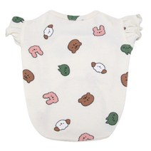 별이네 동물프릴나시티 강아지옷 애견의류 가을신상 자체제작, 크림