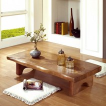 나무드림 통원목 좌식테이블 120사이즈 좌탁, 없음