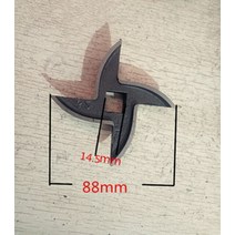 믹서기 호환 파츠1pc 8 #10 고기 분쇄기 블레이드 크로스 나이프 민서 교체 예비 부품 실버 스틸, 04 32 cast iron