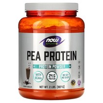 나우푸드 스포츠 완두콩 단백질 파우더 크리미 초콜릿 907g, 2 lb