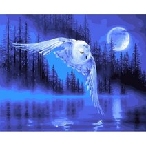 votgl 현대 풍경 그림 큰 거실 유화 유화 코트 그림 프레임 40*50cm액자 24색세트 드로잉 세트, 2930DIY명화그리기 꽃사슴