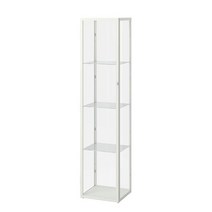 이케아 DETOLF 유리문 장식장, 화이트