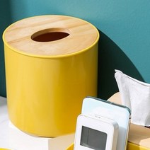화장실 두루마리 휴지 티슈 고급 원목 케이스, 딥그린