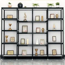 상패 진열장 트로피 상장 선반 수석 피규어 쇼케이스, 길이 1.8m x 높이 2m 유형A