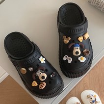 비즈 슬리퍼 Beads Slipers 키치 비즈 그로밋 귀여운 비치웨어 샌들