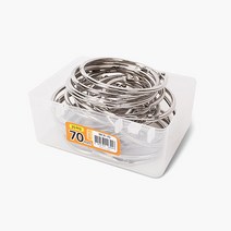 카드링 70mm 20개입 문구용품 사무품 문구 화일 폴더 링, 20개