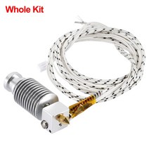 3D프린터 관련 부품 용품 KINGROON KP3S E3D V5 V6 방열판 가열 블록 타이탄 압출기 용 직접 보우덴 1.75mm, 03 Whole Hotend