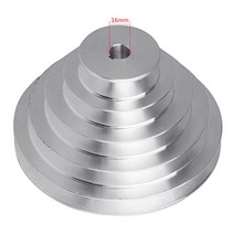 타이밍풀리 알루미늄 A 타입 5 스텝 파고다 풀리 휠 150mm 외경 14mm 28mm V 형 타이밍 벨트 용 보어, 08 20mm
