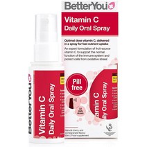 영국 베러유 BetterYou 아세로라 체리 추출물 비타민C 데일리 액상 스프레이 25ml, 6팩
