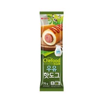 롯데 Chefood 우유핫도그 70g 4개 혼밥 간편식 아침대용 캠핑음식