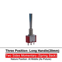 rc카 부품 TARANIS X9D/X9D PL X7/ X9DP / X9 Lite 라디오 및 마스터 점퍼 용 FRSKY 교체 스위치 나사 너트 부품 호환, 05 Long 2 Sides Spring