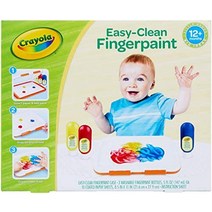 Crayola 손가락 페인트 스테이션 유아를 위한 손가락 페인트 어린이 선물, 핑거 페인트 스테이션