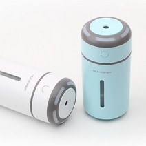 UQB144037워터캡슐 미니가습기 2단계 분무 레인보우 LED 탁상용/자동차용, 단일 모델명/품번