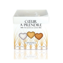 CANASUC 뀌르 아 프랑드르 하트 슈가 큐브, 180g, 2개