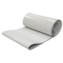 콘베어 컨베이어 롤러 부품 벨트 둘레 3000x100x1mm PVC 백색 전송