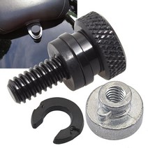 호환 오토바이 튜닝 부품 정비 6mm 스레드 펜더 시트 볼트 스크류 너트 할리 스트리트 글라이드로드 글라이드 울트라 글라이드 아이언 883 포티 에이트 1200 맞춤, 없음