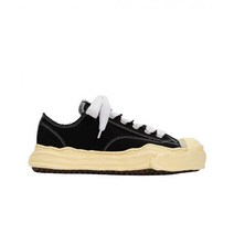 [정품] 메종 미하라 야스히로 행크 VL OG 솔 캔버스 로우탑 스니커즈 블랙 Maison Hank Sole Canvas Low-top Sneakers Black 1082767
