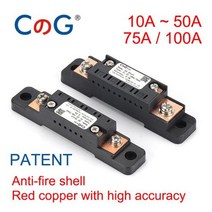 저항성누설전류계 검전기 비접촉검전기 CG FL2C 10A 15A 20A 30A 50A 75A 100A 75mV 디지털 전압 DC 션트 미터 아날로그 전류계 전류 저항 베이스 포함, 50A Shunt+0.5 Class+75mV
