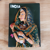 오악사카 방콕 베트남 일본 중국 마그넷 마그네틱 기념품 세계, 마12. 인도 지도