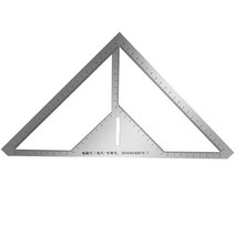 다기능 바닥 배수 자 스테인레스 스틸 타일 삼각형, 01 1pcs
