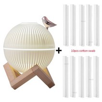 가습기 침실 사무실 물멍 불멍 무중력 대용량 초음파 안방, White 10 filters_CHINA | USB C