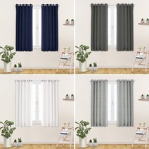 아일렛형 네추럴 베이직 암막커튼 작은창135x170cm 1장