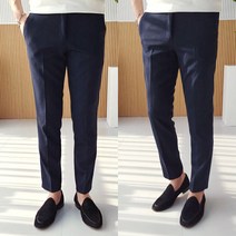 로니제이 시크릿밴딩 스판 10부 슬림 일자 4계절 슬랙스 XS부터 5XL까지