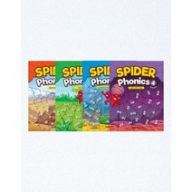 Spider Phonics 스파이더 파닉스 1 2 3 4 권 단품 파닉스교재 파닉스 유아영어 초등영어교재, 2권 (단모음)
