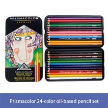 프리즈마 색연필 150 132 48 72색 prismacolor art oily prisma 프리미어 드로잉 스케치 성인 색칠용 미술 용품 ​​| 소프트 코어, 프라이스 24 컬러비