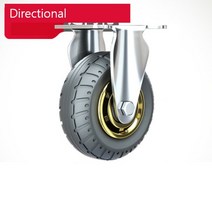 리어카바퀴 카트휠 농업용 공업용 운반 카트 바퀴 고무 캐스트 무소음 수레, 04 4inch directional